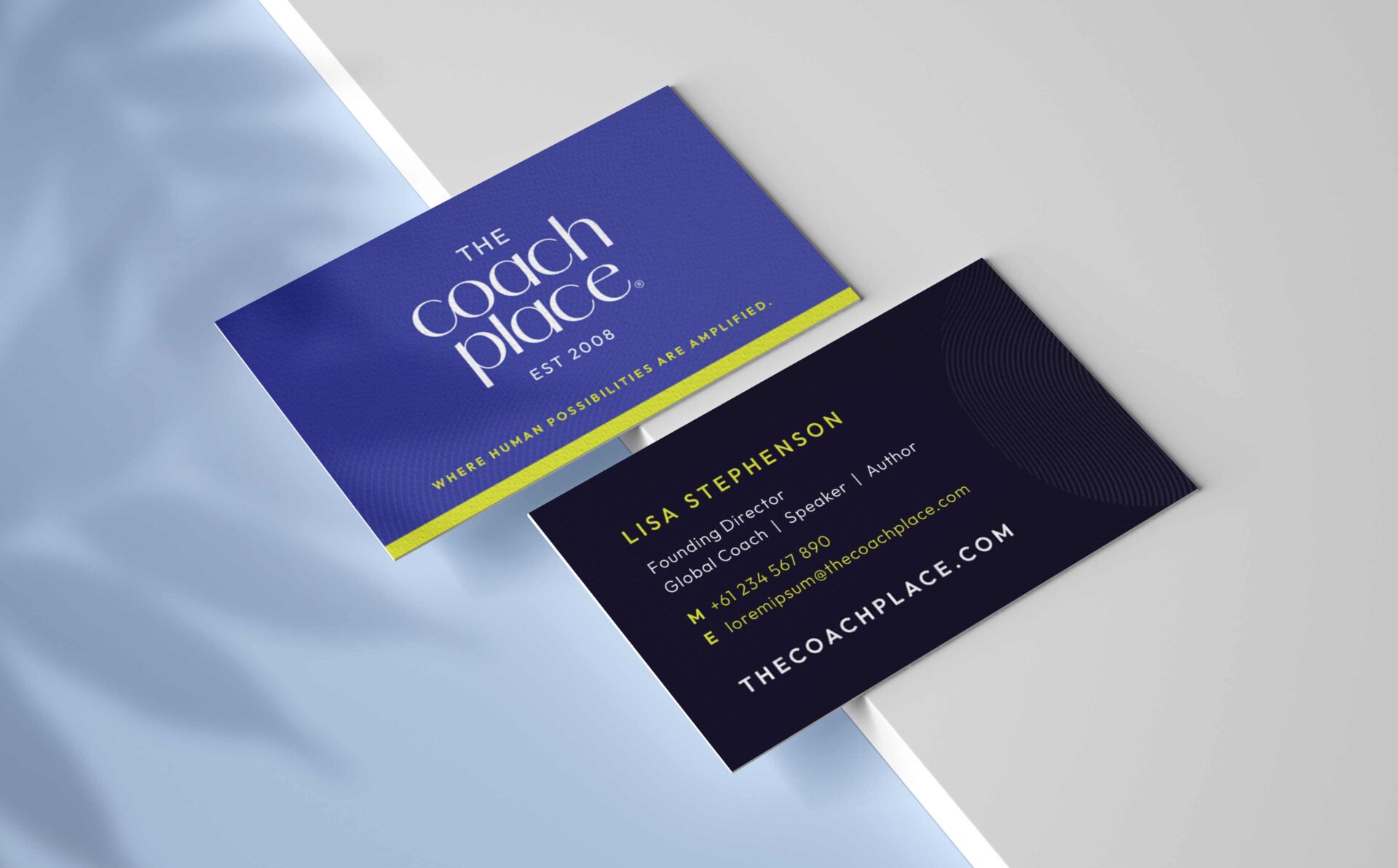 The Coach Place Business Cards